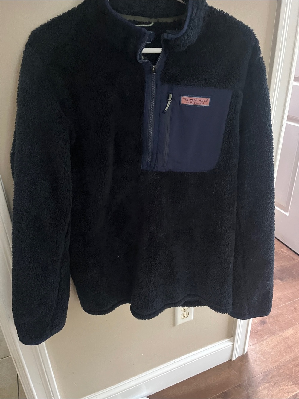 Vineyard Vines women  Navy Fleece Pullover Jacket